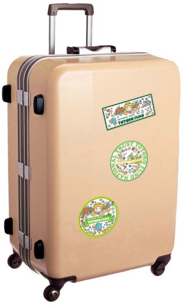 画像2: トトロステッカー（ふろしきトトロ・丸） (2)